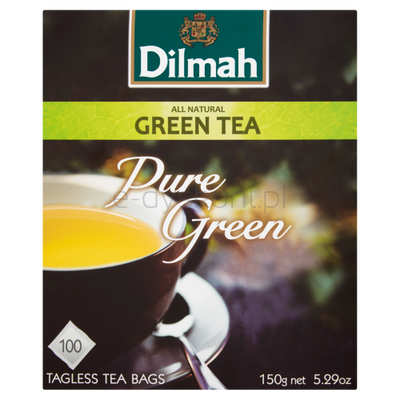 Dilmah Herbata Zielona Cejlońska Pure Green Tea 100X1,5 G