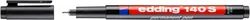 Edding Foliopis permanentny e-140 S czarny 
