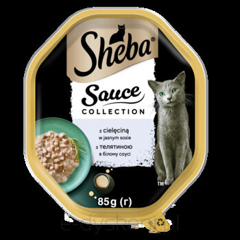 Sheba Sauce collection Karma z cielęciną w jasnym sosie 85g