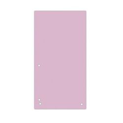Donau Przekładki Karton 1/3 A4, 235x105mm, 100szt., jasnoróżowe