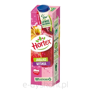 Hortex Jabłko Wiśnia Napój Karton 1 L