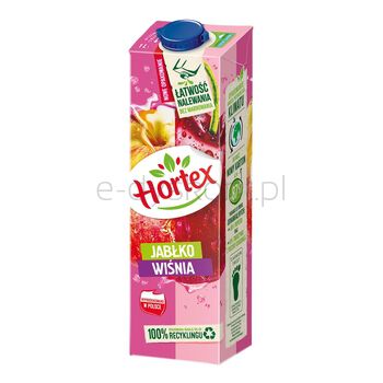 Hortex Napój Jabłko Wiśnia Karton 1 L