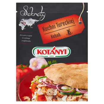 Kotanyi Sekrety Kuchni Tureckiej - Kebab Mieszanka Przypraw 20G