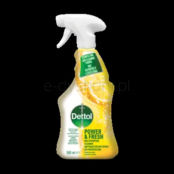 Dettol Wielofunkcyjny Spray Do Powierzchni Power&Amp;Fresh Limonka I Cytryna 500Ml