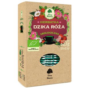 Herbatka Z Dzikiej Róży Bio (25 X 2,5 G) 62,5 G - Dary Natury [BIO]