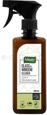 Mayeri Płyn do mycia szkła i okien z wodą miętową glass&window , limonkowy 500 ml