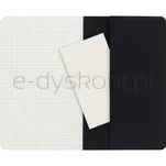 Zestaw 3 Zeszytów MOLESKINE Cahier Journals L (13x21cm) w kratkę, 80 strony, czarny - 6