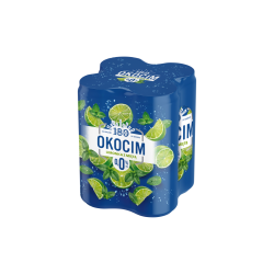 Piwo Okocim 0% Limonka z miętą 500 ml puszka SK