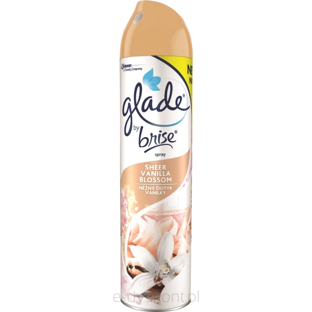 Glade Odświeżacz Aerozol Satynowy Kwiat Wanilii 300Ml