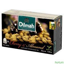 *Dilmah Cejlońska Herbata Czarna Cherry Almond Aromat 20 Torebek
