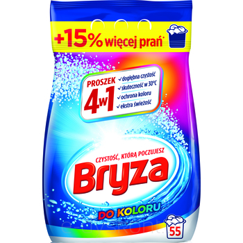 Bryza 4W1 Proszek Do Koloru 3,575Kg / 55 Prań