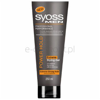 Syoss Żel Do Włosów Men Power Hold 250 Ml