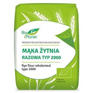 Mąka Żytnia Razowa Typ 2000 Bio 1 Kg - Bio Planet [BIO]