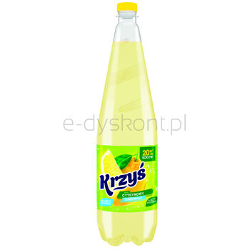 Jurajska Krzyś Napój gazowany o smaku cytrynowym 20% soków butelka pet 1,25L kaucja