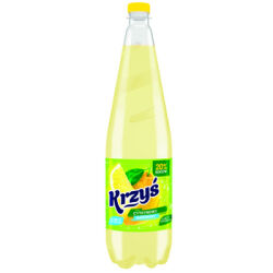 Jurajska Krzyś Napój gazowany o smaku cytrynowym 20% soków butelka pet 1,25L kaucja