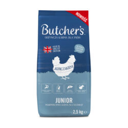 Butcher's Junior, sucha karma dla szczeniąt, z kurczakiem, 2,5kg