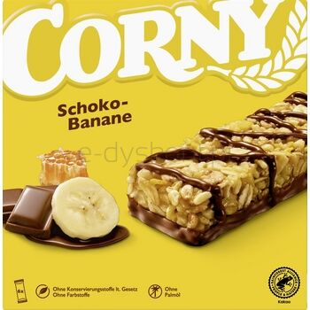 Corny Base multipack o smaku czekoladowo-bananowym 6x25g