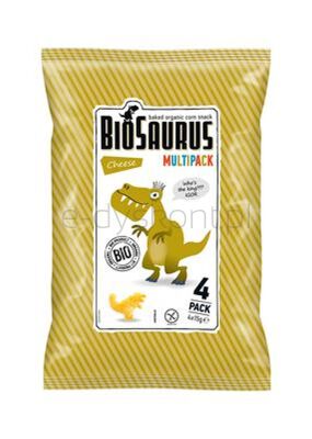 Biosaurus Chrupki Kukurydziane Dinozaury O Smaku Serowym Bezgl. Bio 4X15 G