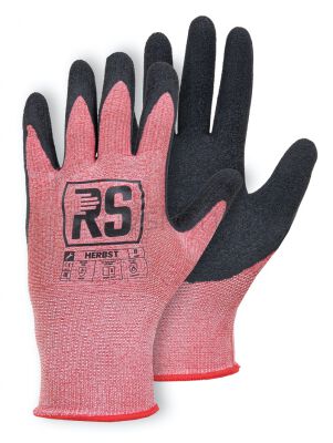 RS Rękawice dziane Herbst, rozm. 8, czerwone