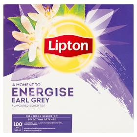 Lipton Herbata Earl Grey Czarna Aromatyzowana 200 G (100 X 2 G)