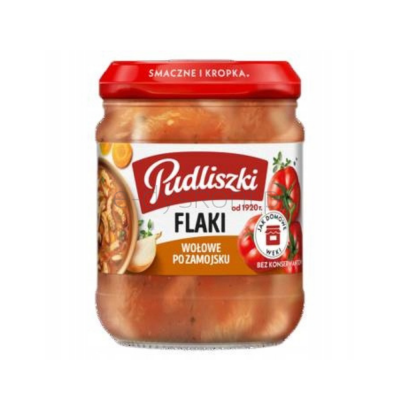 Pudliszki Flaki wołowe po zamojsku 450g