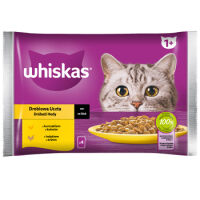 Whiskas Drobiowa Uczta 1+ Sos Z Kurczakiem I Z Indykiem 340 G (4X85 G)