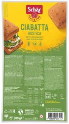 Schar Ciabatta Rustica- Bułki Wieloz. Bezgl. 200 G