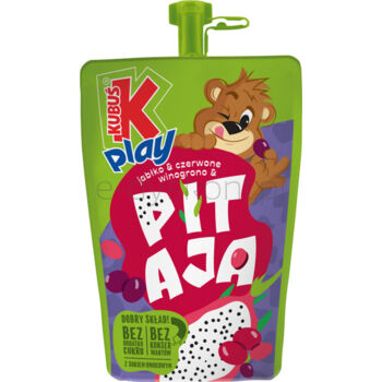 Kubuś Play jabłko czerwone winogrono i pitaja 200 ml