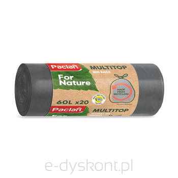 Paclan For Nature Worki Na Śmieci 60L/20 Szt