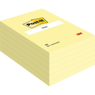 Karteczki samoprzylepne POST-IT (659), 152x102mm, 1x100 kart., żółte