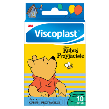 Viscoplast Plastry Kubuś I Przyjaciele, 72 Mm X 25 Mm, Pudełko/10 Szt.