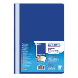 Donau Skoroszyt PP, A4, standard, 120/180mikr., granatowy 