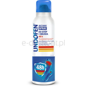 Undofen Aktywny spray do stóp i obuwia 48h 150 ml