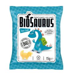 Biosaurus Chrupki Kukurydziane Dinozaury Z Solą Morską Bezgl. Bio 15 G