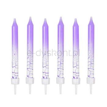 Świeczki Z Efektem Spękania (6 Szt.)