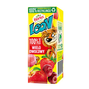 Hortex Leon Sok 100% Wieloowocowy Karton 200 Ml