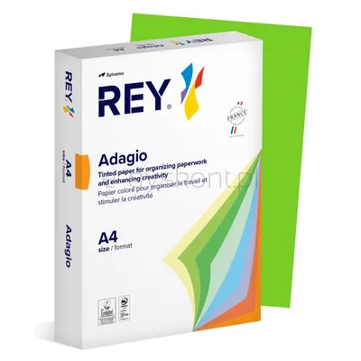 Rey Adagio Papier ksero A4, 80Gsm, 52 Ciemny Zielony Intense *Ryada080X433 R200