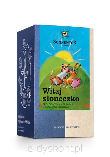 Herbatka Ziołowo - Owocowa Witaj Słoneczko (Hello Sunshine) Bio (18 X 2,5 G) 45 G - Sonnentor [BIO]