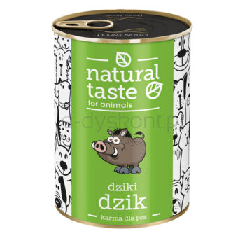 Dolina Noteci Natural Taste Puszka dla Psa Dziki Dzik 400g