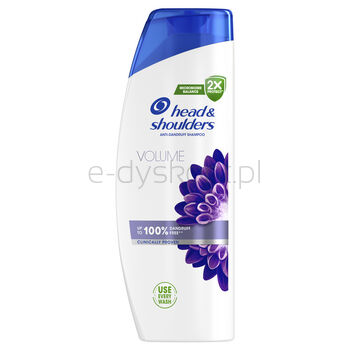 Head & Shoulders Szampon Przeciwłupieżowy Volume usuwa do 100% łupieżu 400 ml