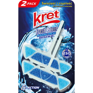 Kret Kostka Wc Fresh Power Marine Fresh 2X40G