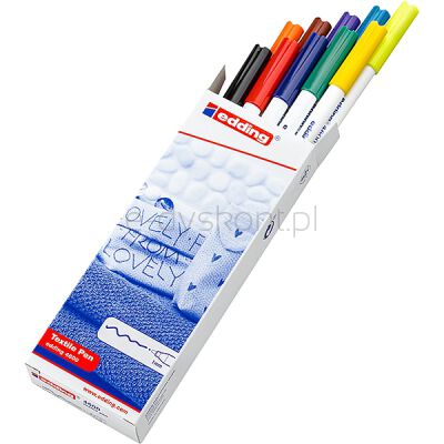 Edding Pisak Tekstylny E-4600 1 Mm, 10 Szt., Mix Kolorów 