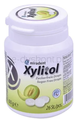 Dropsy pudrowe z ksylitolem MELON B/C 26szt, 60g