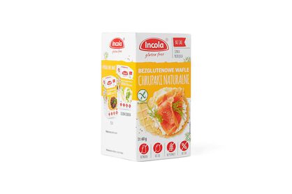 Wafle Kukurydziane Naturalne Bezglutenowe 60 G - Incola [BIO]