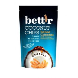 Bettr Chipsy kokosowe ze słonym karmelem BIO 70 g