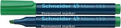 Schneider Marker Permanentny Maxx 133, Ścięty, 1-4Mm, Zielony 