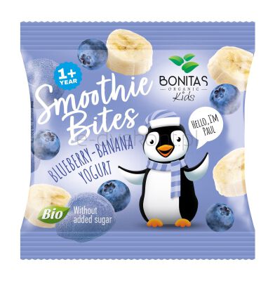 Bonitas Liofilizowana przekąska borówka-banan-jogurt BIO 10 g