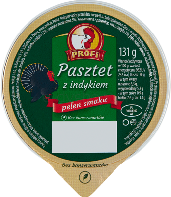 Profi Pasztet Z Indykiem 131G