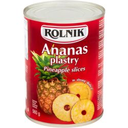 Rolnik Ananas plastry 580 ml 