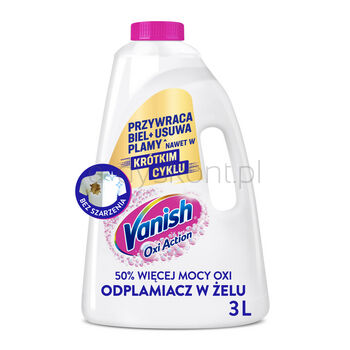 Vanish Oxi Action White odplamiacz w Żelu 3l